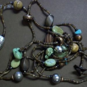 Silpada Retired Multi Material Necklace